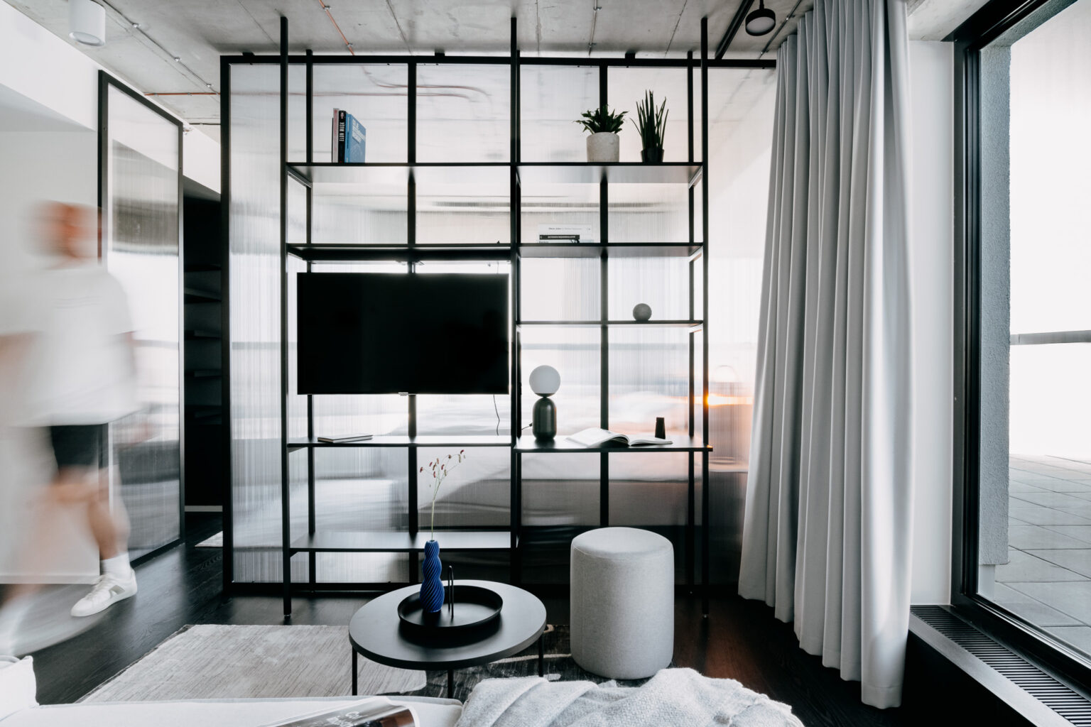Interiérová fotografie - Honest Říčany coliving apartmány