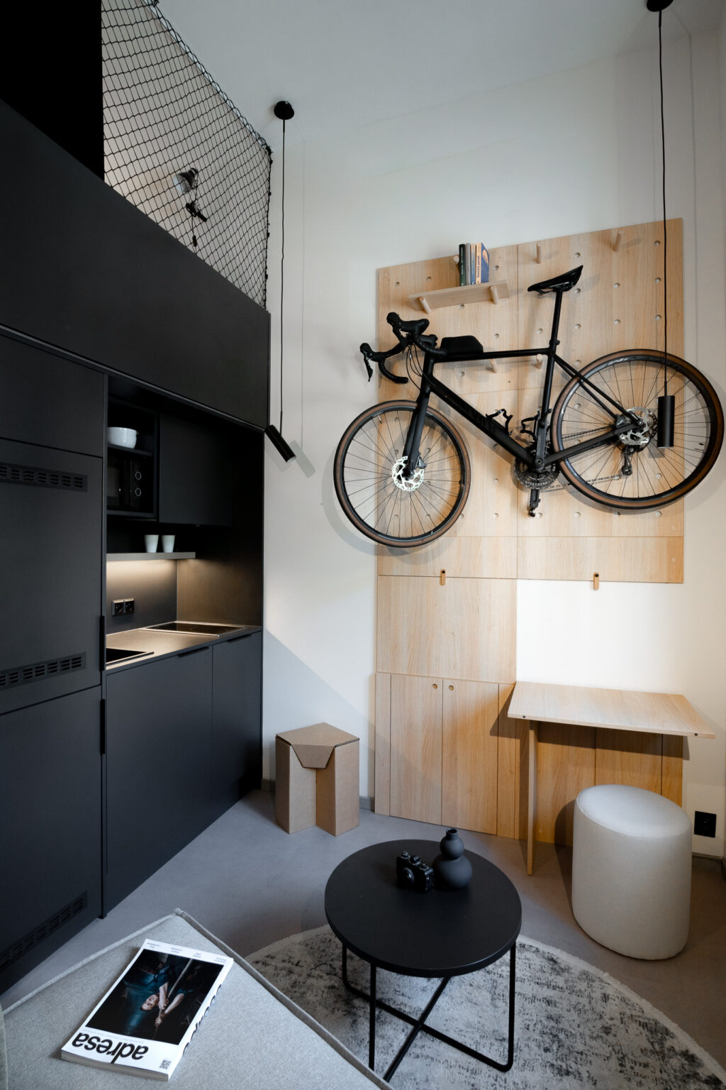 Interiérová fotografie - Honest Karlín apartmány