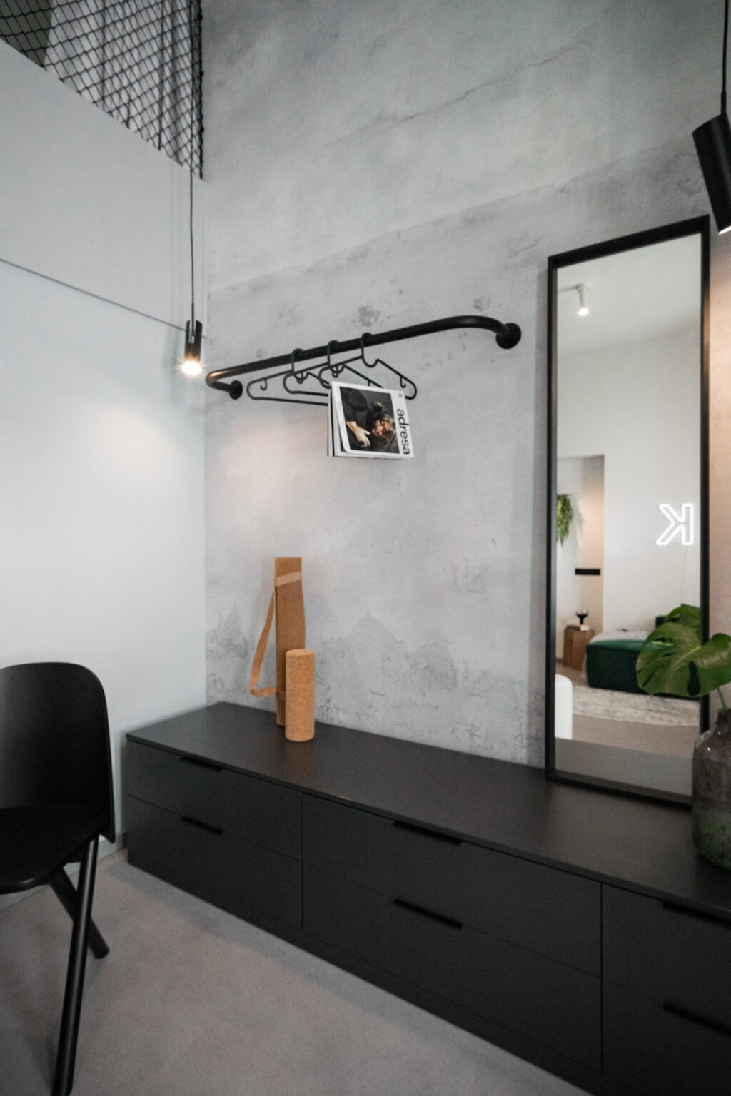 Interiérová fotografie - Honest Karlín apartmány