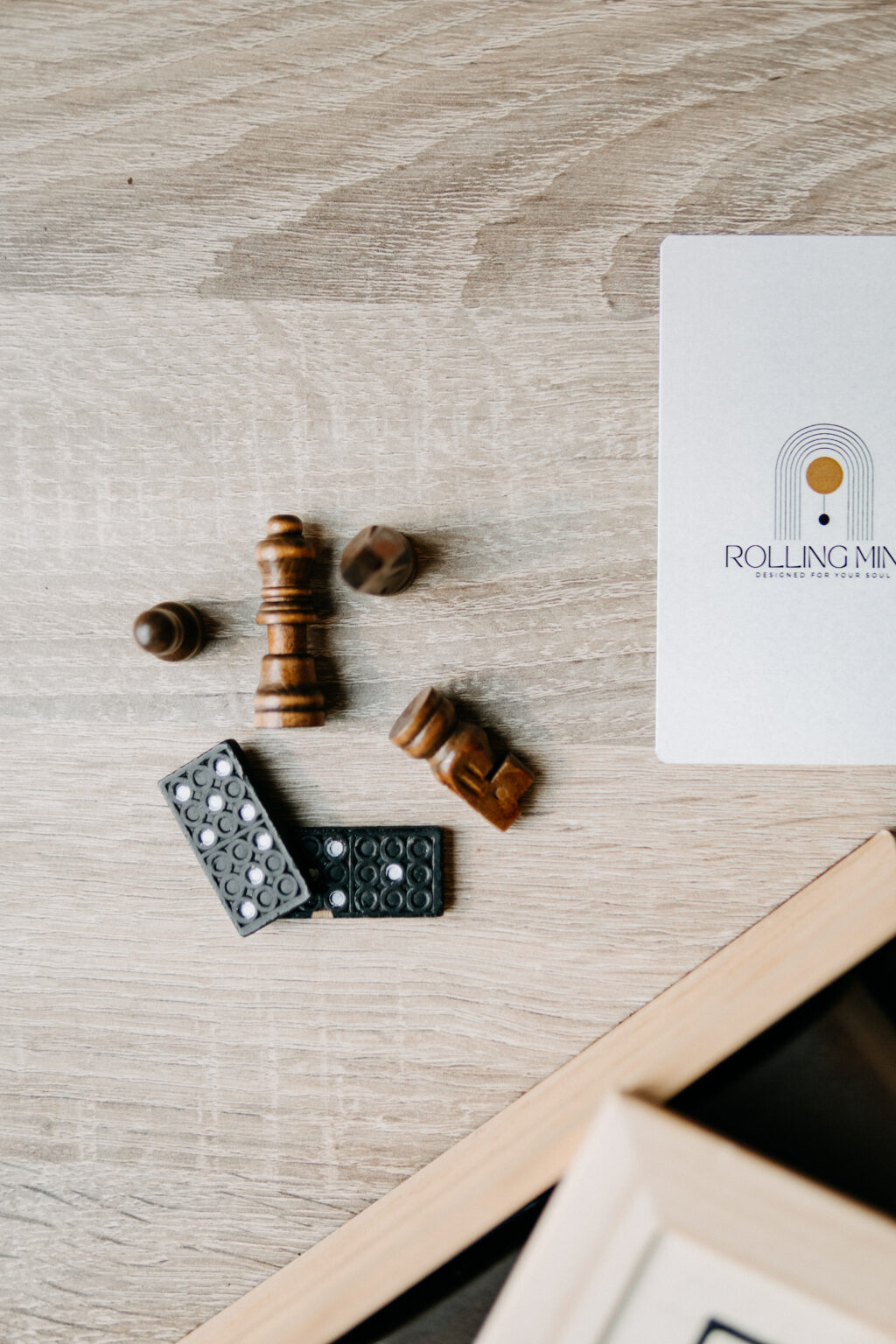 Produktová fotografie - koučovací karty Rolling Mind